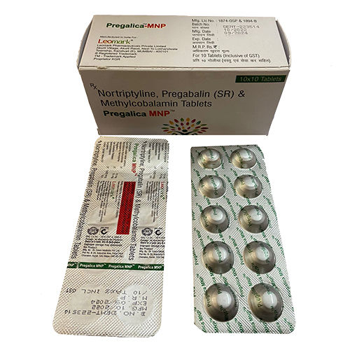 Nortriptyline Pregabalin Sr And Methylcobalamin Tablets General Medicines