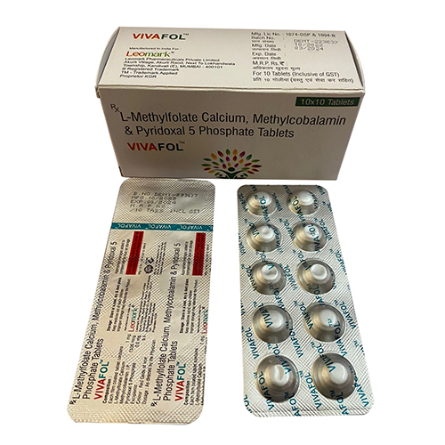 L-Methylfolate Methylcobalamin Pyridoxal 5 Phosphate Tablets