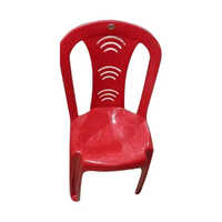 Durable Red Coloured Plastic Chair
