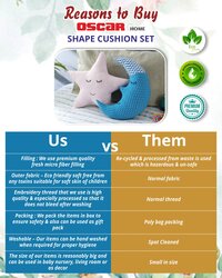 Star Moon Cloud Shape Cushion