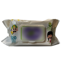 100pcs Disposable baby cleaning wipes China factory high quality low price