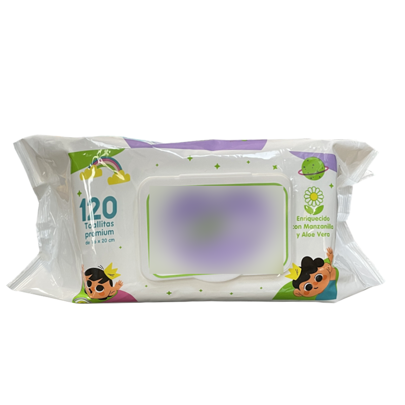 100pcs Disposable baby cleaning wipes China factory high quality low price