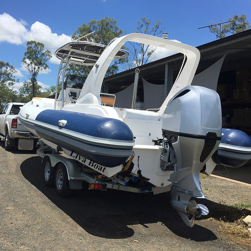 Liya 7.5m inflatable fishing boat with centre console