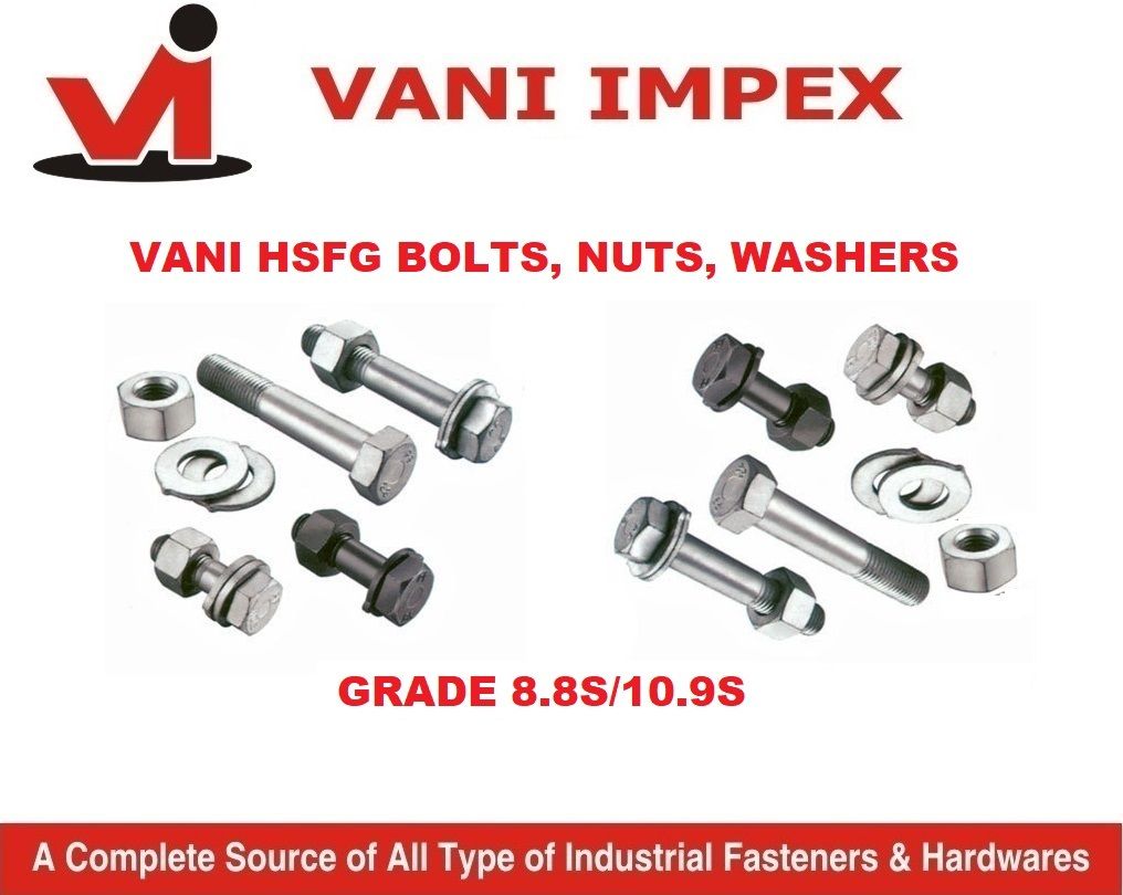 Hsfg Bolts Nuts And Washers As Per Is 3757 AND 6623