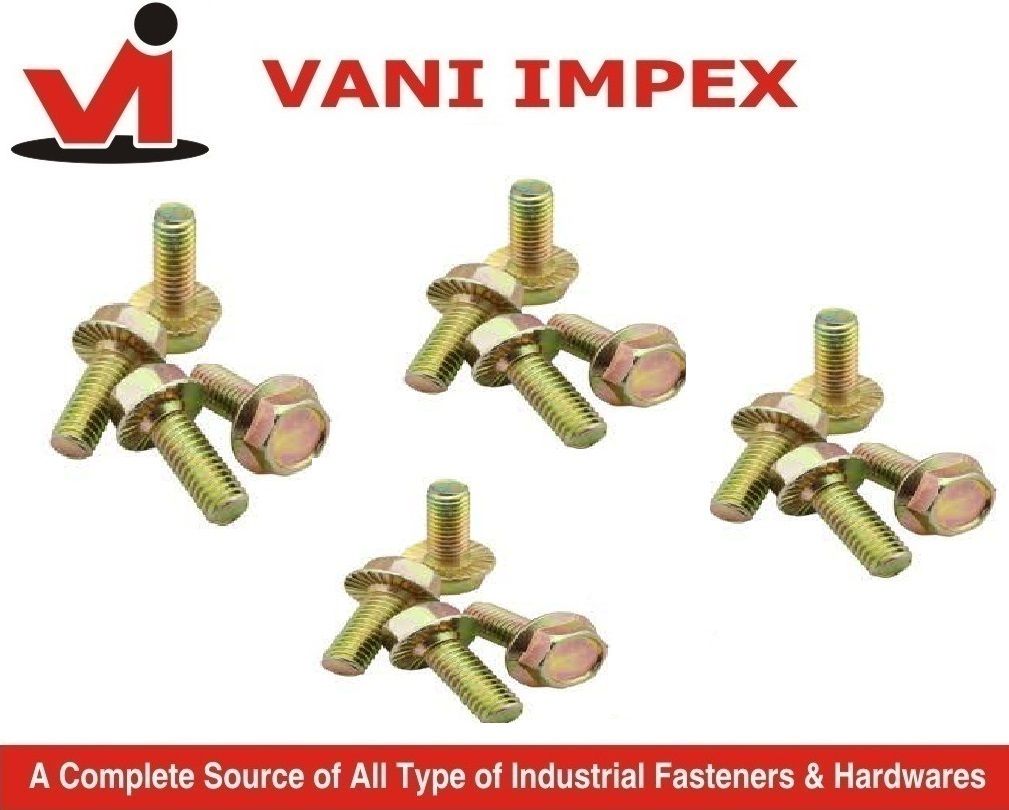 Zinc Plated Flange Bolts