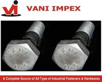 High Tensile EN19 Vani Hexagon Screw Grade 10.9
