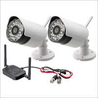 Wireless Cctv Camera - Water Proof, 2 Mp Resolution, Day & Night Vision, White Plastic Housing | Ideal For Outdoor Industrial And Commercial Use