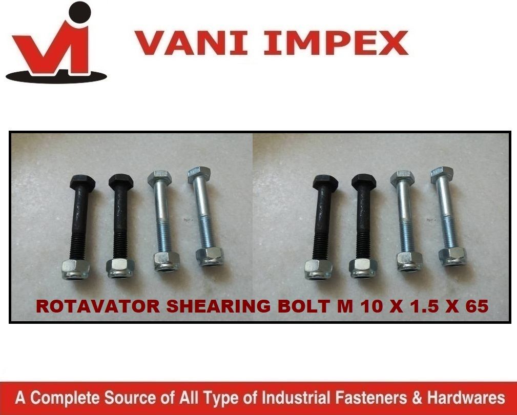 Rotavator Shearing Bolt M10 X 1.5 X 65