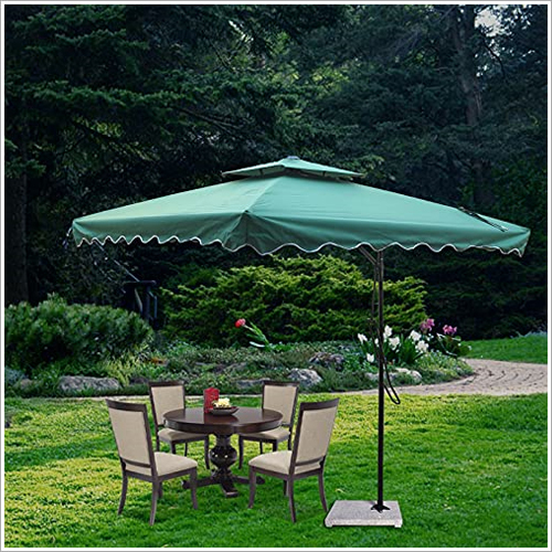 Polyester Yrgs005 Side Square Pole Umbrella