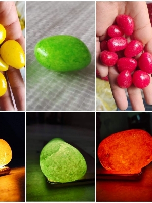 Colour Brightness stone medium size