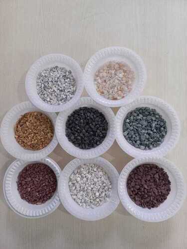 terrazzo application used natural marble chip sand stone glass cullet
