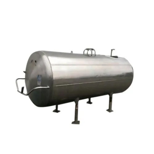 Stainless Steel Horizontal Chemical Storage Tank