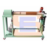 Green Heavy Duty Paper Core Cutting Machine