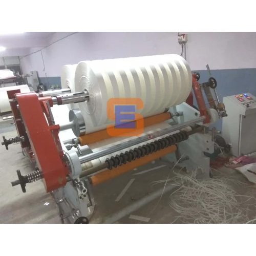 Industrial Fabric Slitting Rewinder Machine