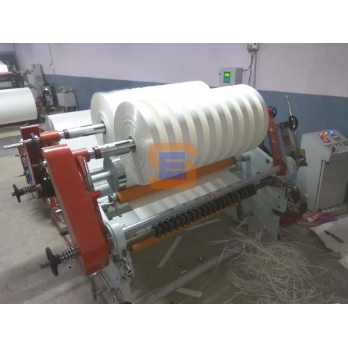 Heavy Duty Fabric Slitting Rewinder Machine