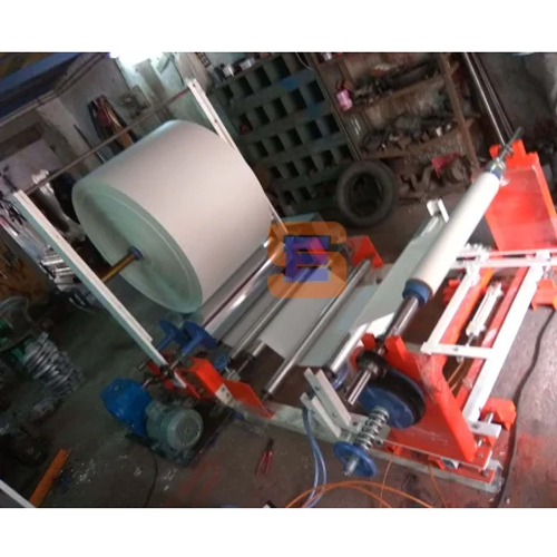 Unwinder Rewinder Machine With Web Guiding System