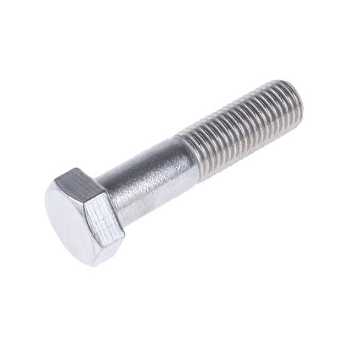 Silver Stainless Steel Hexagonal Bolt