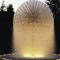 Dandelion Fountain - Material: Metal