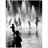 Rain Dance Fountain - Material: Stainless Steel
