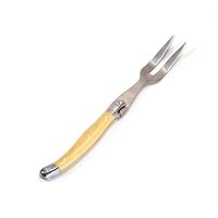 Stainless Steel Meat Fork (2684) - Stainless Steel, 22x3x3 Cm, Multi-color | Ideal For Carving, Serving, And Cooking Meat With Precision