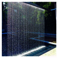 Curtain Waterfall Fountain - Power Source: Electric