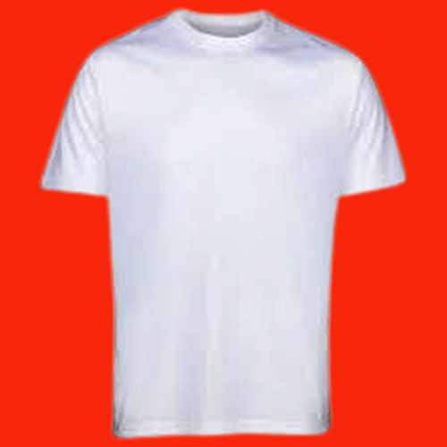 T-Shirt Rn White Normal 100 Gsm Age Group: 20-40