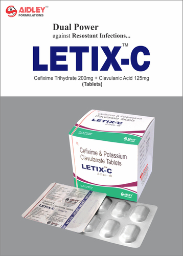 Tablet Cefixime 200mg + Clavulanic Acid 125mg