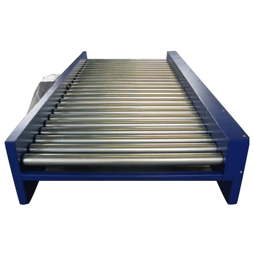 Gravity Conveyor Roller - Color: Blue And Silver