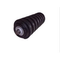 Conveyor Rubber Ring Roller - Color: Black