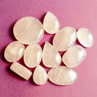 Rose Quatrz Cabochon Grade: Top