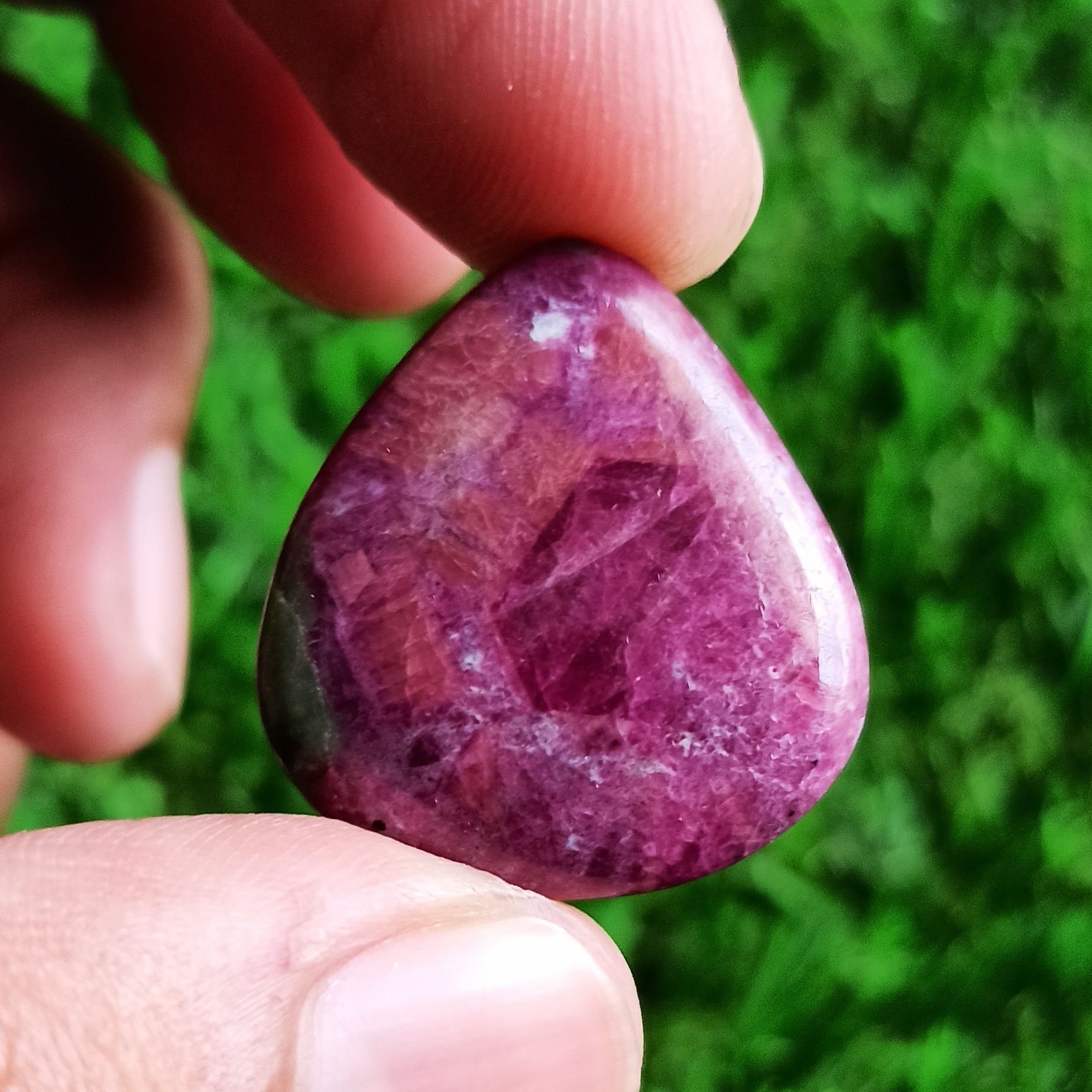 Ruby Zoisite Cabochon