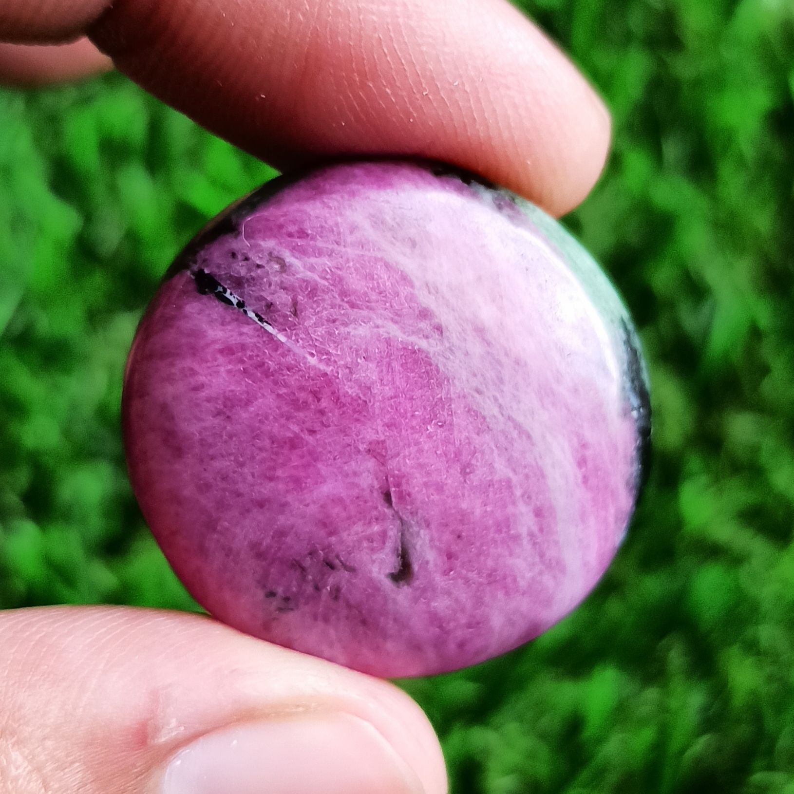 Ruby Zoisite Cabochon