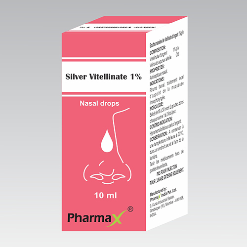 1 % Silver Vitellinate Nasal Drops General Medicines