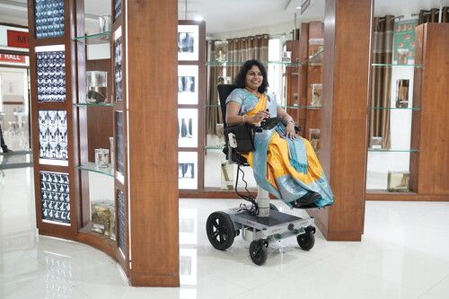 Height Adjustable Automatic Wheelchair