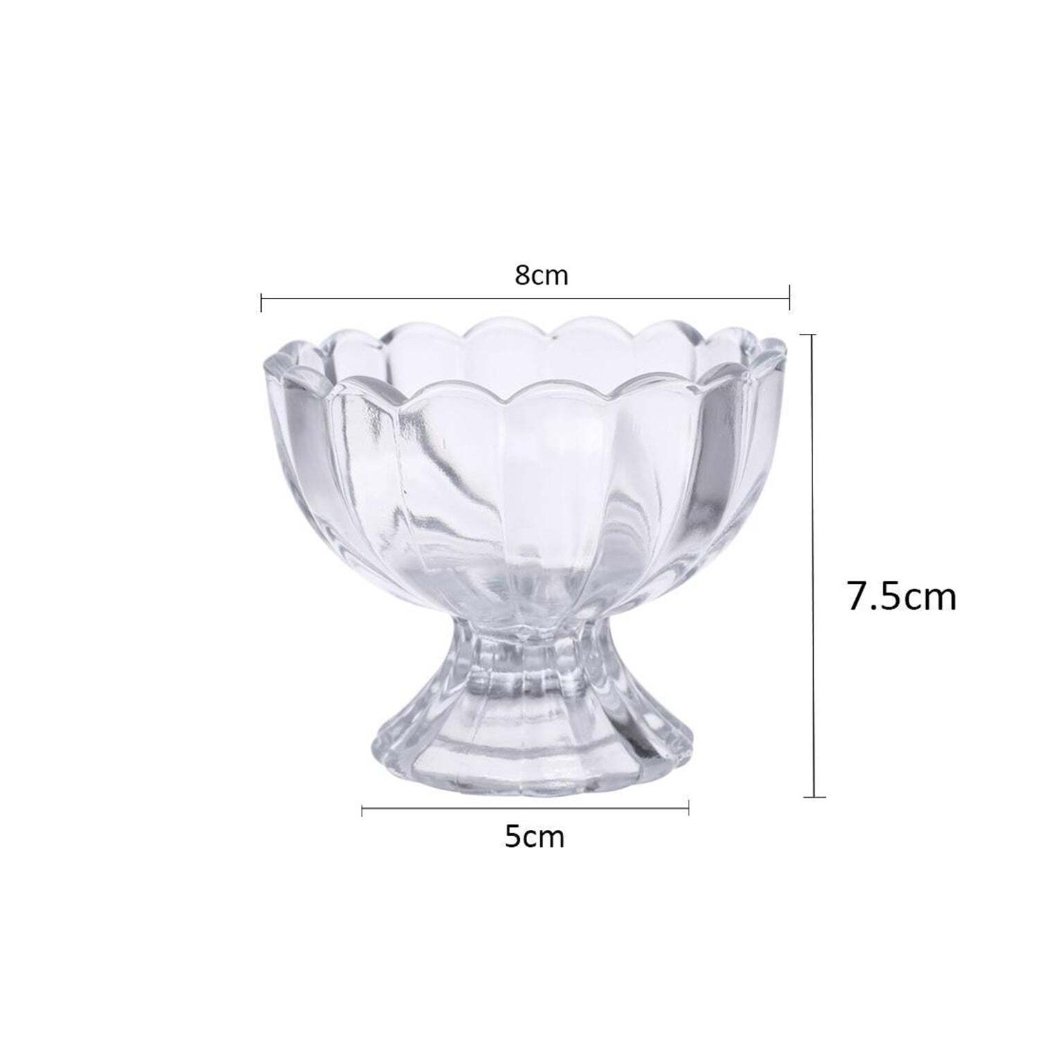 SERVING DESSERT BOWL ICE CREAM SALAD FRUIT BOWL - 6PCS SERVING DESSERT BOWL ICE CREAM SALAD FRUIT BOWL - 6PCS (0091c)