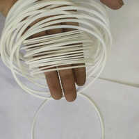 Oil Backup Rod Seal - Ptfe Material, Round Shape, White Color | Industrial & Commercial Oil Usage, Durable Design