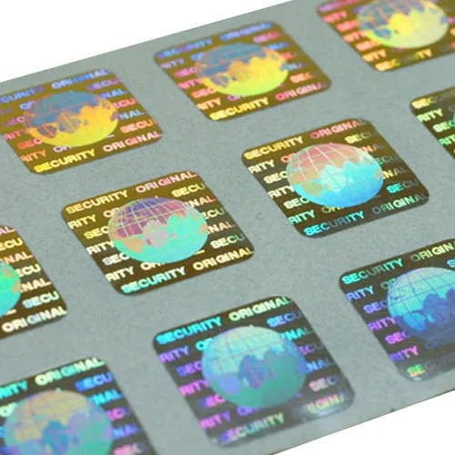 Transparent Polyester Hologram Labels