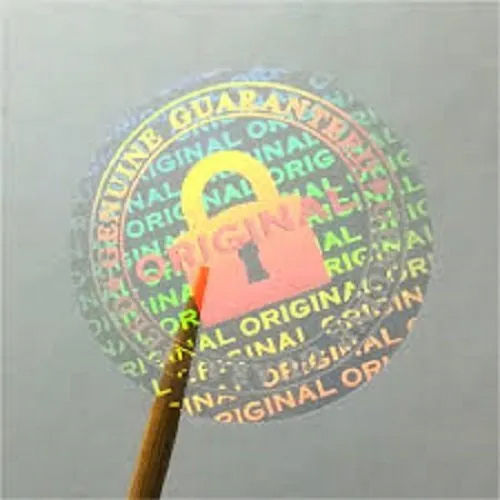 Transparent Hologram Label