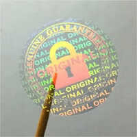 Transparent Hologram Label - Color: Multicolour