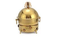 Wedding Roll Top Chaffing Gold