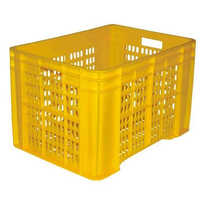 Yellow Plastic Jumbo Crates