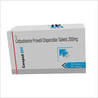 200 MG Cefpodoxime Proxetil Dispersible Tablets