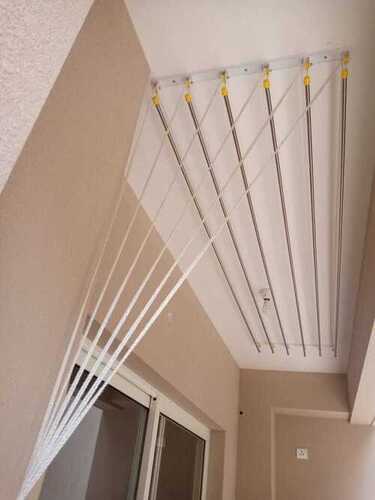 Ceiling mounted pulley type cloth drying hangers in  Aliyar Coimbatore