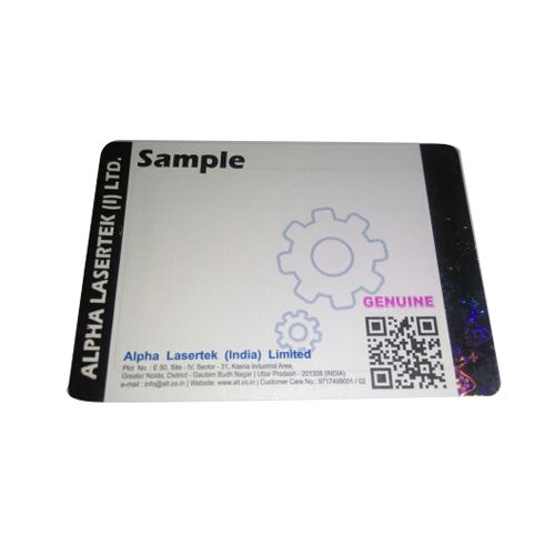 White Paper Label With Thermo Chromic Ink