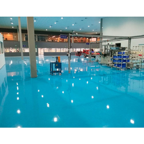 Epoxy Coating For Industrial Building - Color: Blue