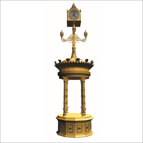 GPS Outdoor Pillar Clocks