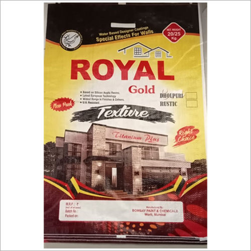 Royal Gold Texture Rustic Roller Application: Painting