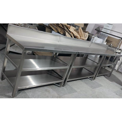 Working Table With 2 Under Shelf