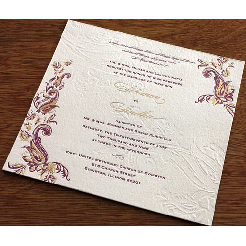 Wedding Card Digital Printing Services