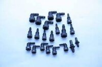 Fuel Line Connector - Nylon And Rubber | Black Color With Durable Design For Secure Fuel Transfer In Automotive Applications